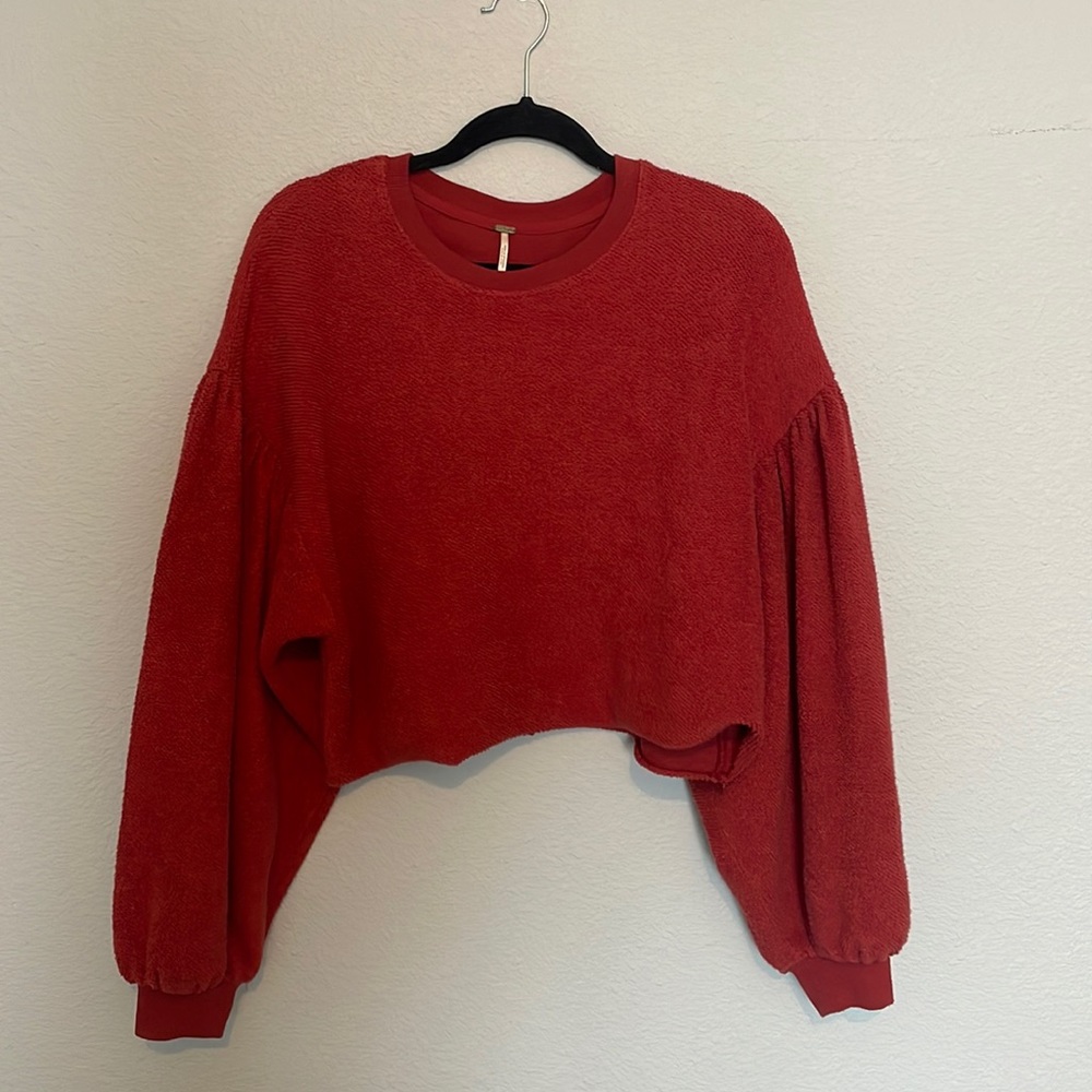 Cropped Free People sweater